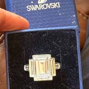 Swarovski Prime Ring - Size 52 - RETIRED - Rhodium Plated (will not tarnish)